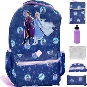 Frozen Themed 6 pcs Backpack and Accessories Set